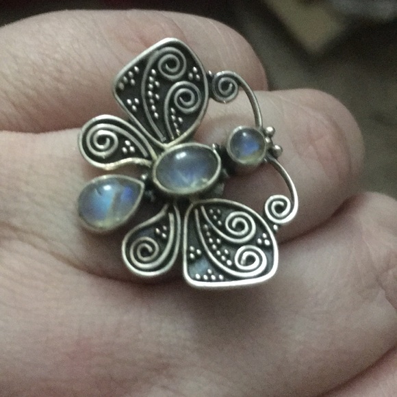 None Jewelry Rare Butterfly Moonstone Bring Sz9 Poshmark